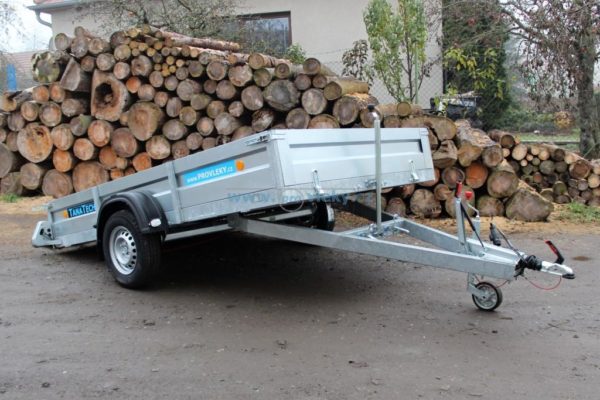 Přívěs UNK VZ1800x3000 1300kg sklopný JEN V SETU S BAGREM! - Image 2